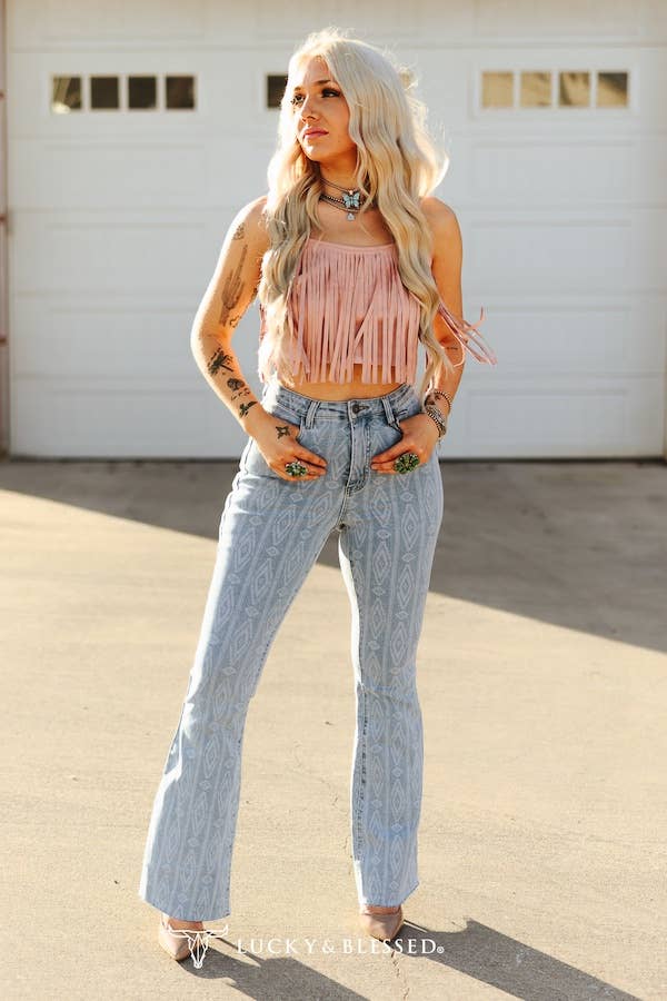 Aztec Horizon Flare Jeans