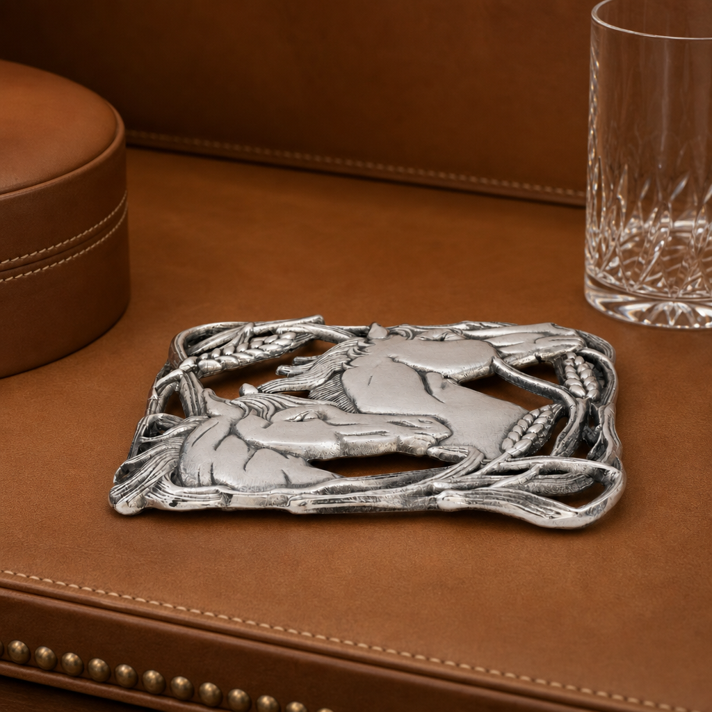 Horse with Wheat Trivet