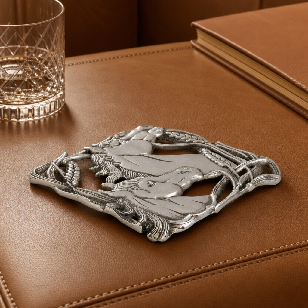 Horse with Wheat Trivet