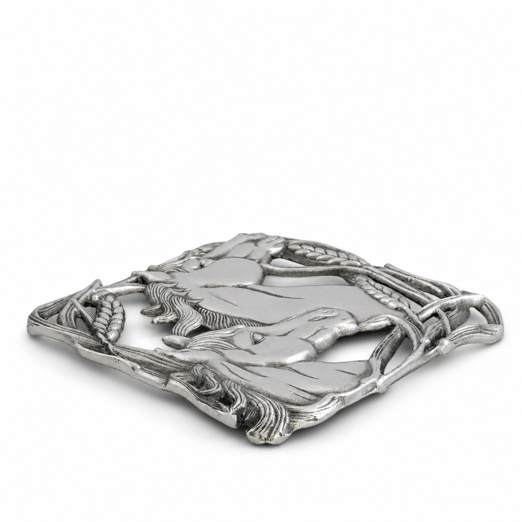 Horse with Wheat Trivet