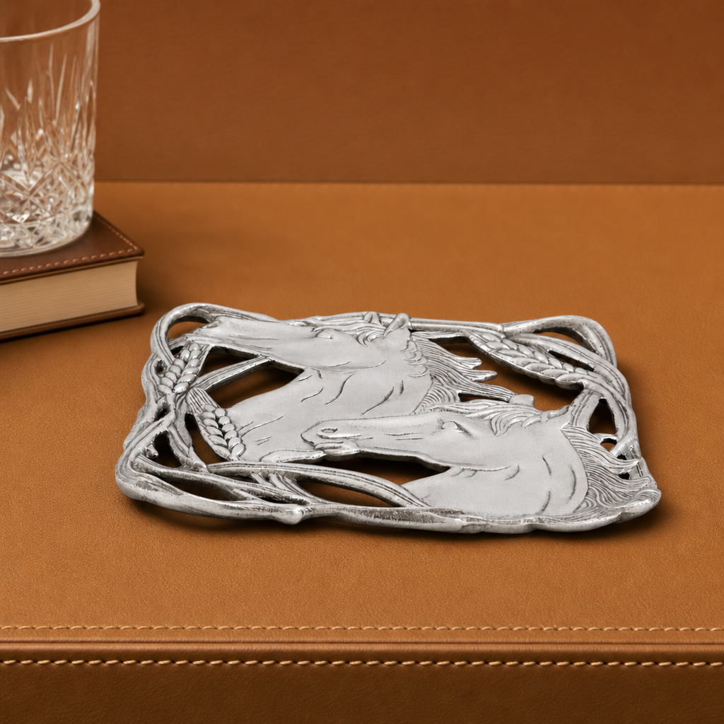 Horse with Wheat Trivet