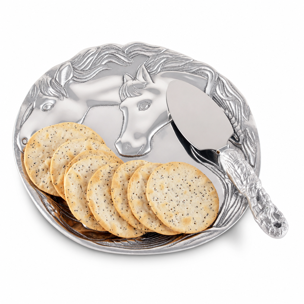 Horse Plate with Server