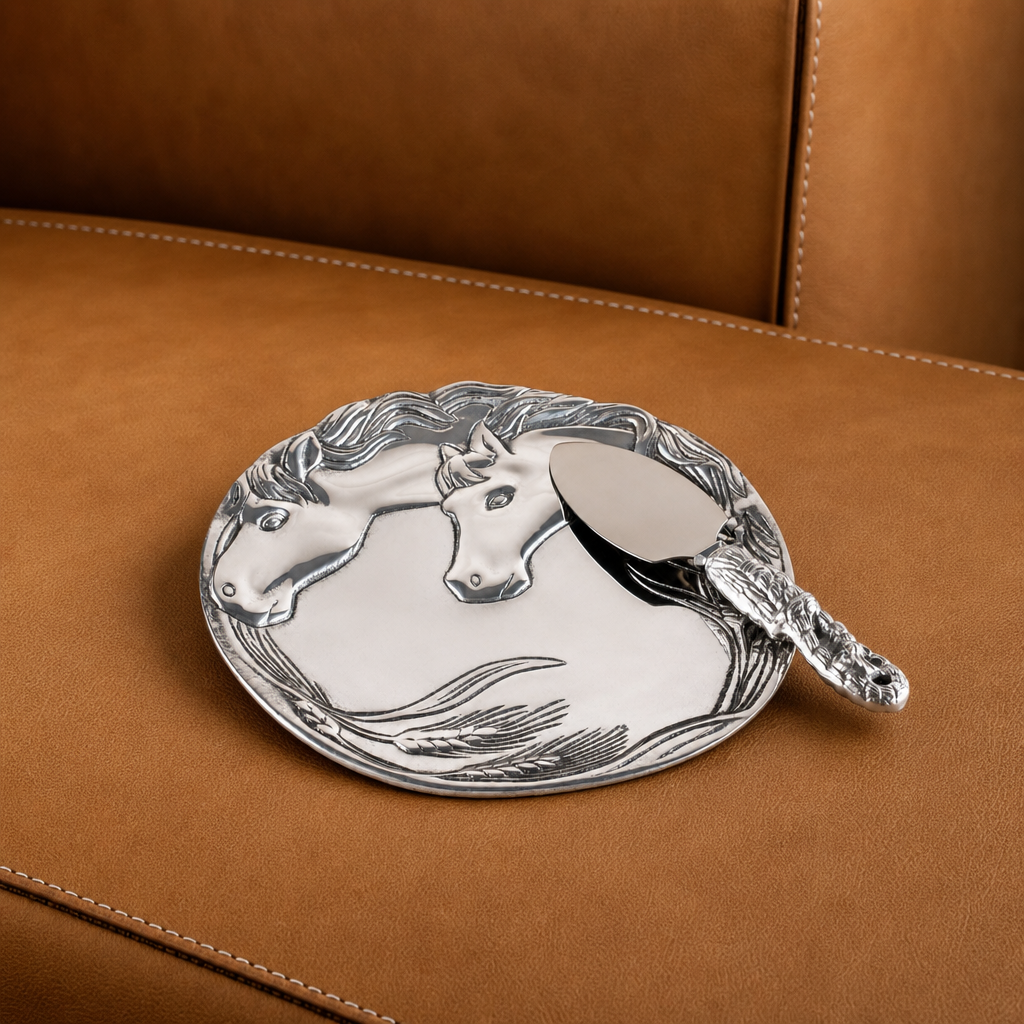 Horse Plate with Server
