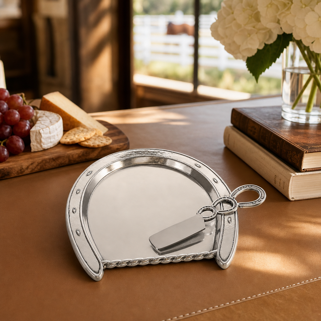 Horseshoe Plate with Server