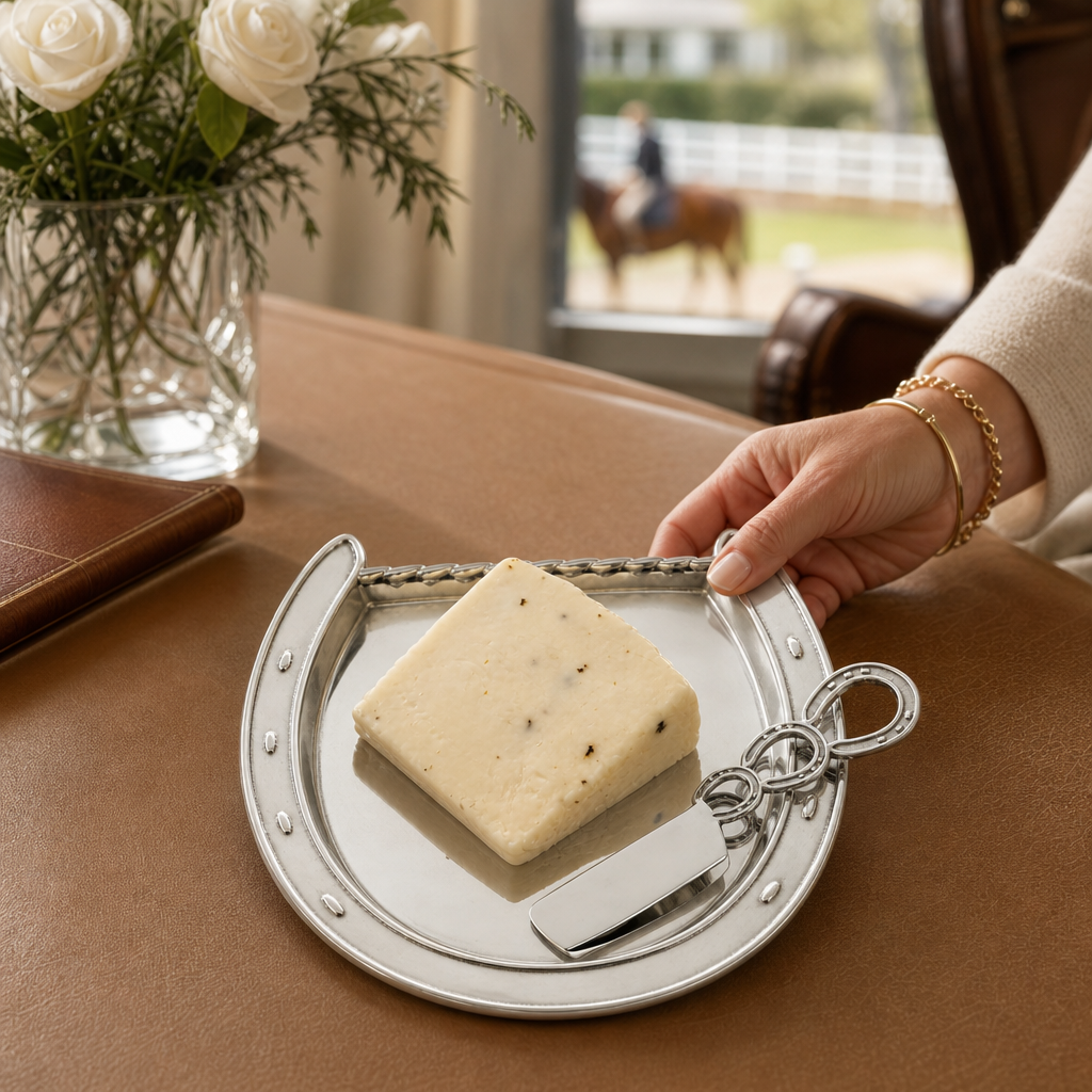 Horseshoe Plate with Server