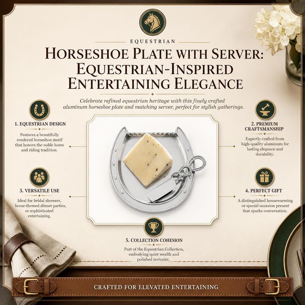 Horseshoe Plate with Server