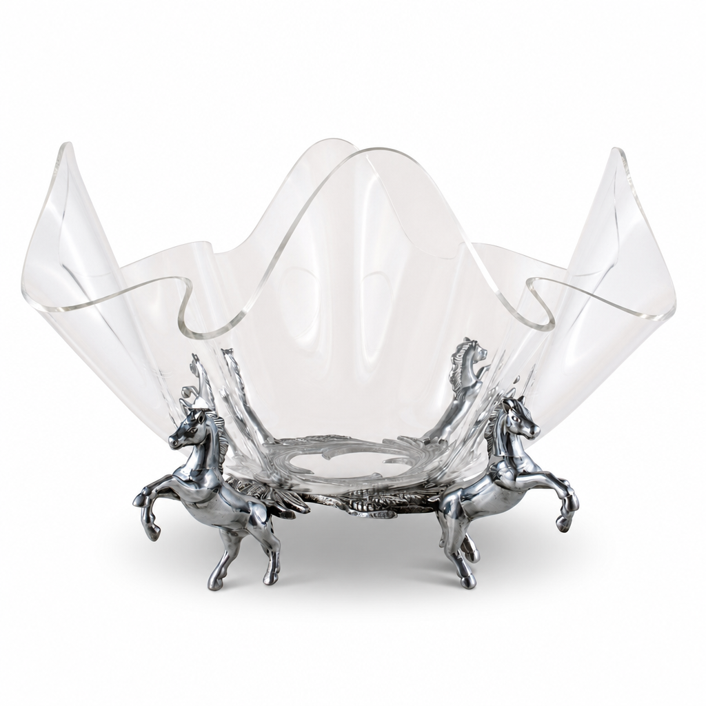 Horse Stand Acrylic Bowl 14