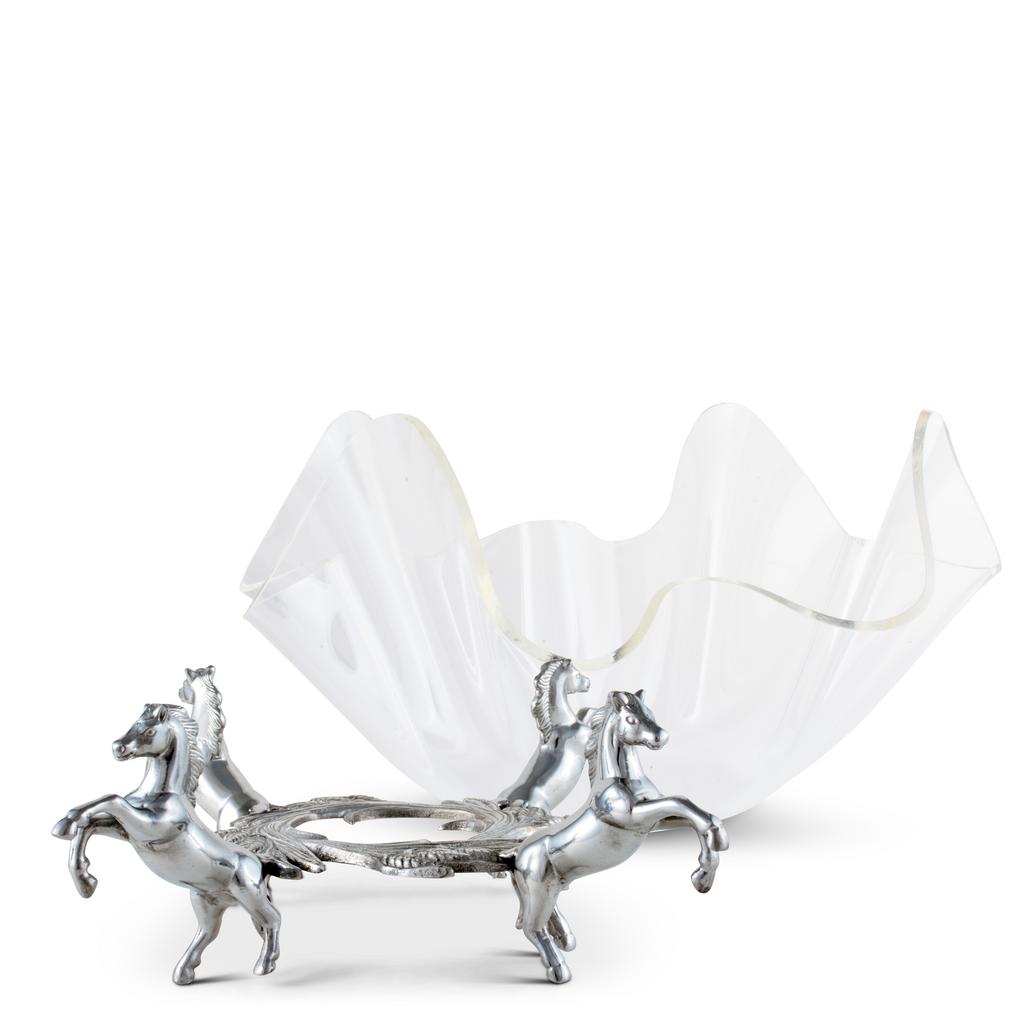 Horse Stand Acrylic Bowl 14