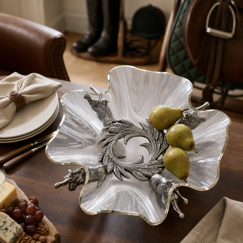 Horse Stand Acrylic Bowl 11