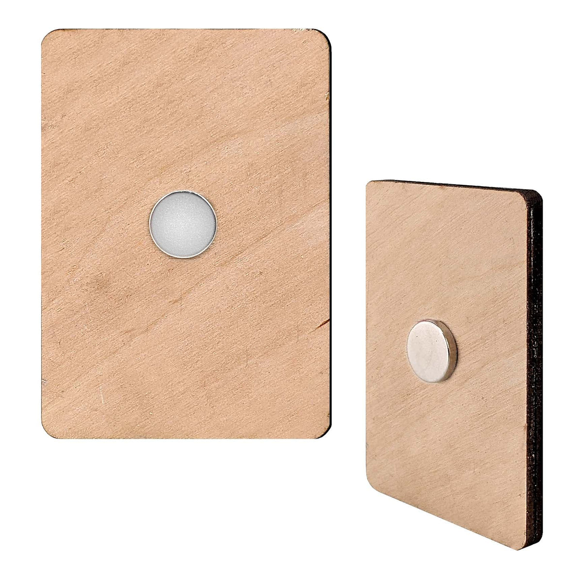 Horses Decorative Eco Wood Magnets Set of 6 by G. Debrekht - Wildlife Decor - 8090039G-S6