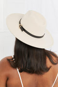 Savannah Sunset Beige Fedora Hat Fashion Accessory Model SVN101