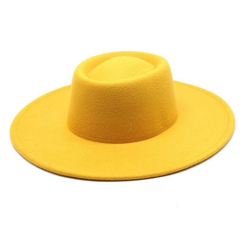 Ella Wide Brim Wool Jazz Hat Fashion Accessory For Cold Weather Wjh01