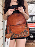 Myra: Desert Muse Backpack In Light Brown