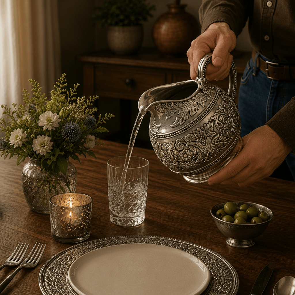 Concho Pattern Pitcher