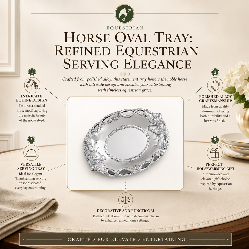 Horse Oval Tray
