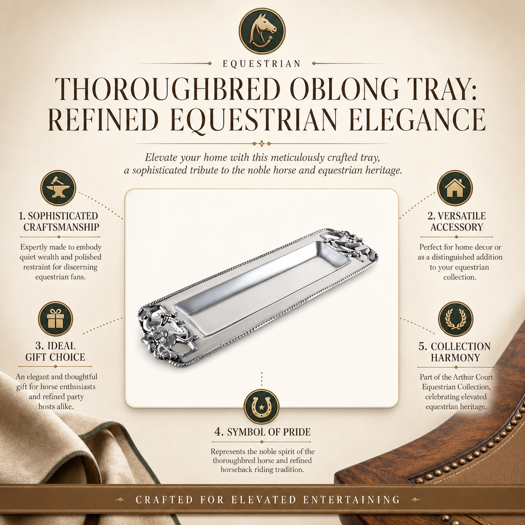 Thoroughbred Oblong Tray