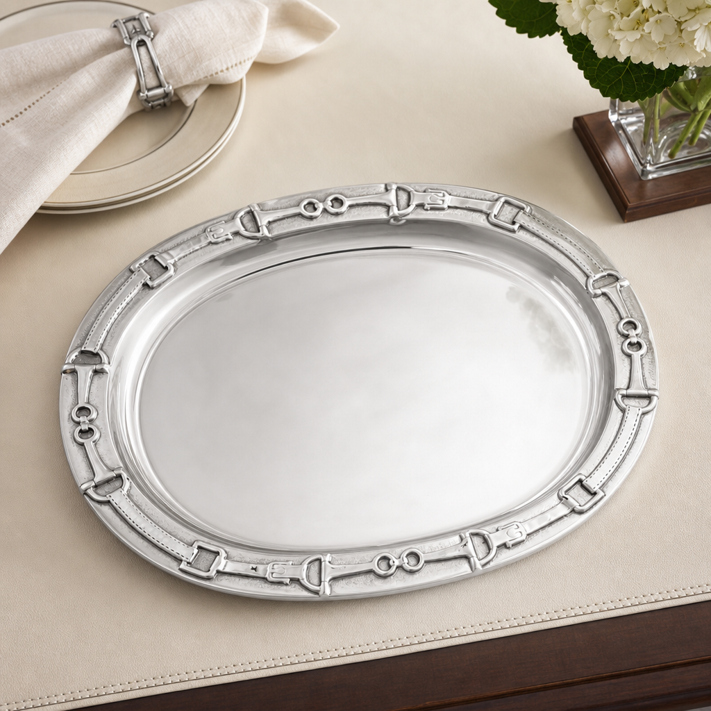 Equestrian Oval Platter