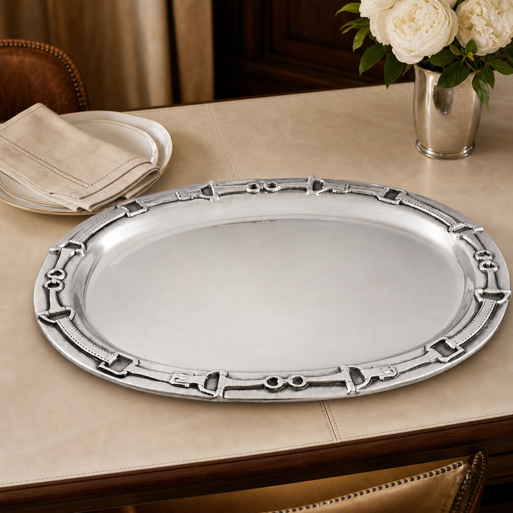 Equestrian Oval Platter