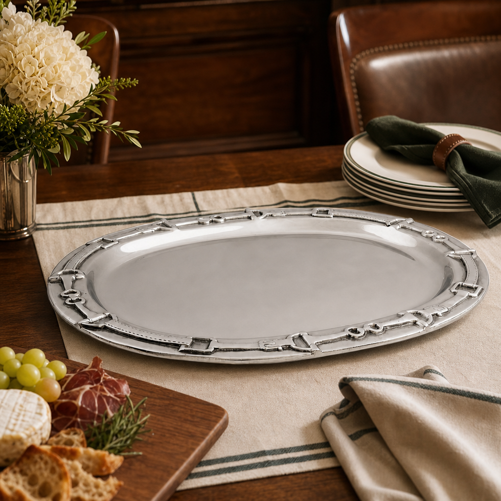 Equestrian Oval Platter