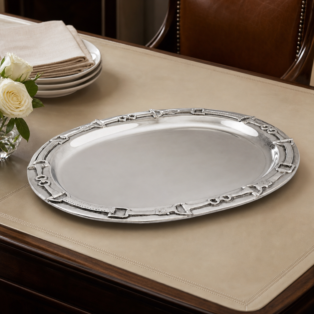 Equestrian Oval Platter