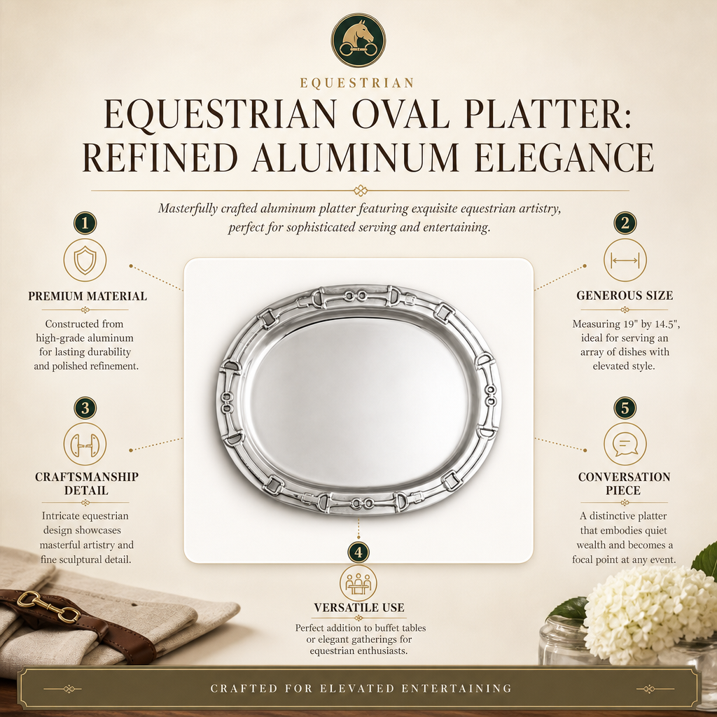 Equestrian Oval Platter