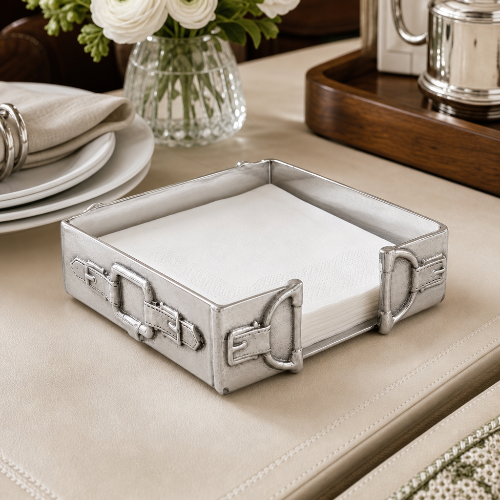 Equestrian Luncheon Napkin Box