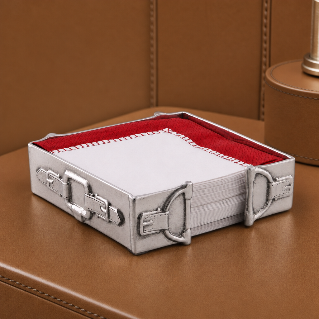 Equestrian Luncheon Napkin Box