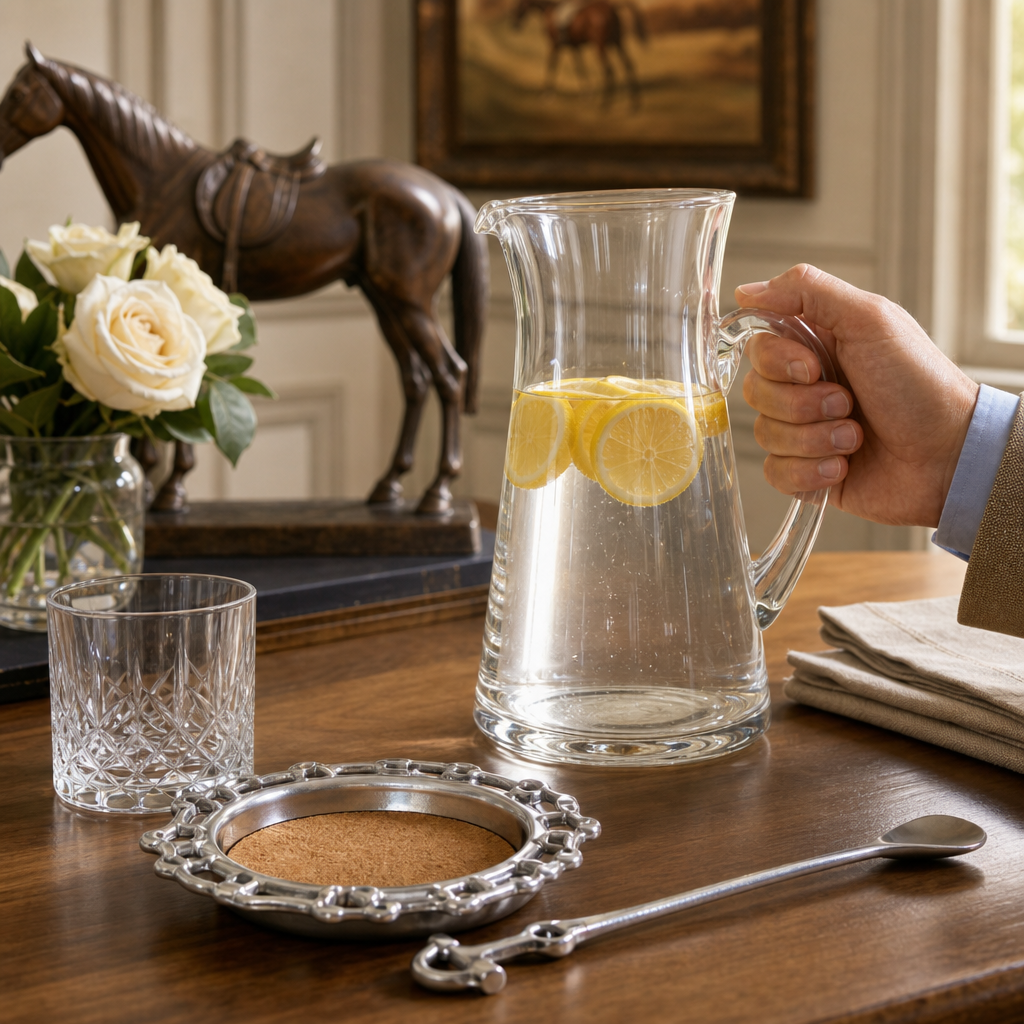 Equestrian Pitcher Set