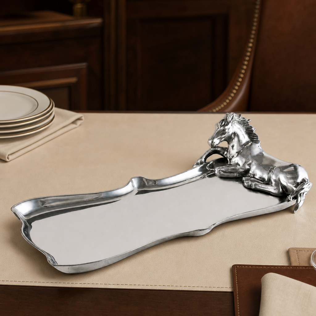 Horse Figural Platter