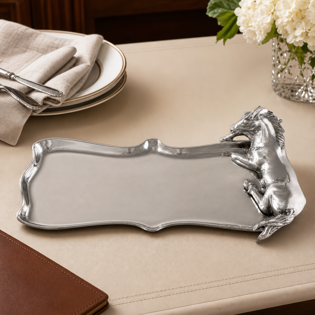 Horse Figural Platter