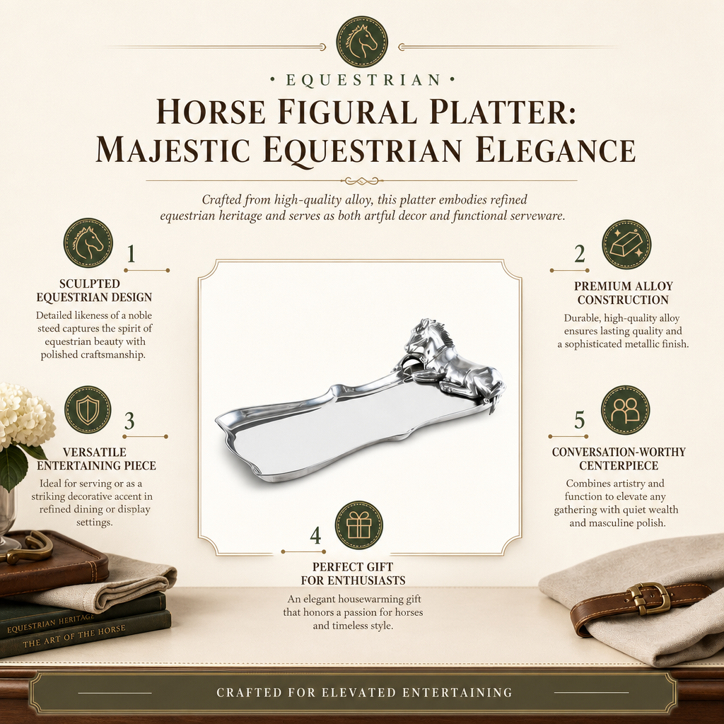Horse Figural Platter
