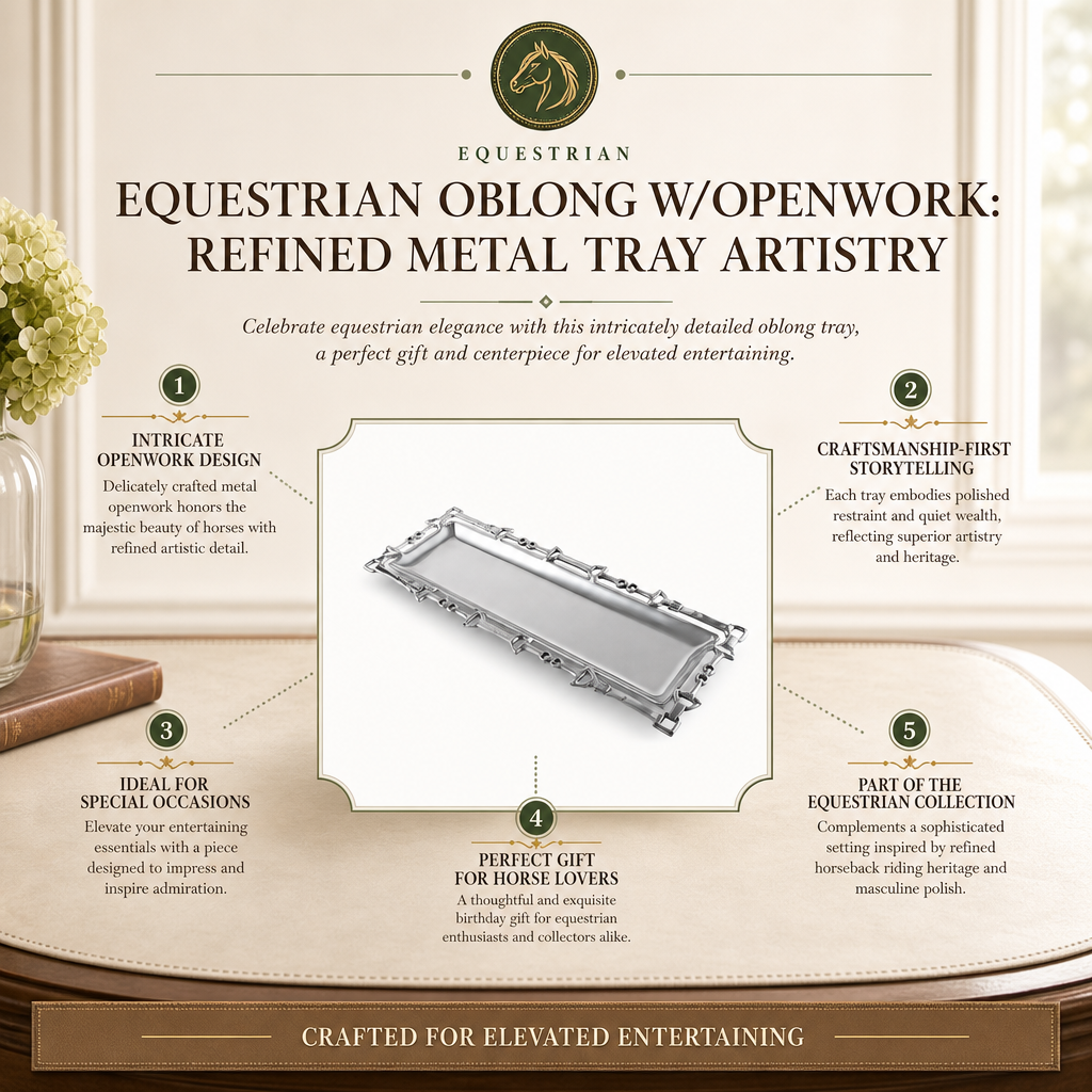 Equestrian Oblong W/Openwork