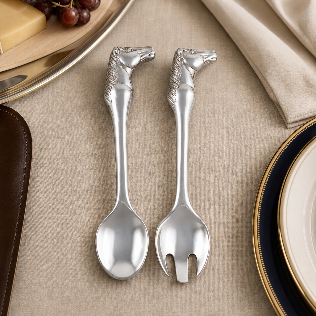 Horse Figural Serving Set-Set/2