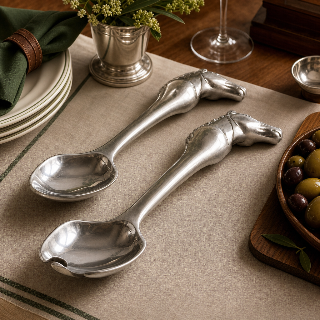 Horse Figural Serving Set-Set/2