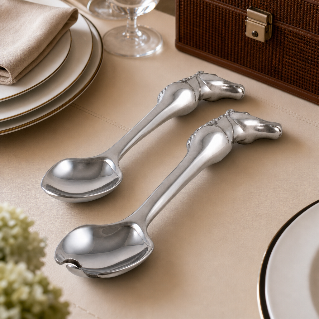 Horse Figural Serving Set-Set/2