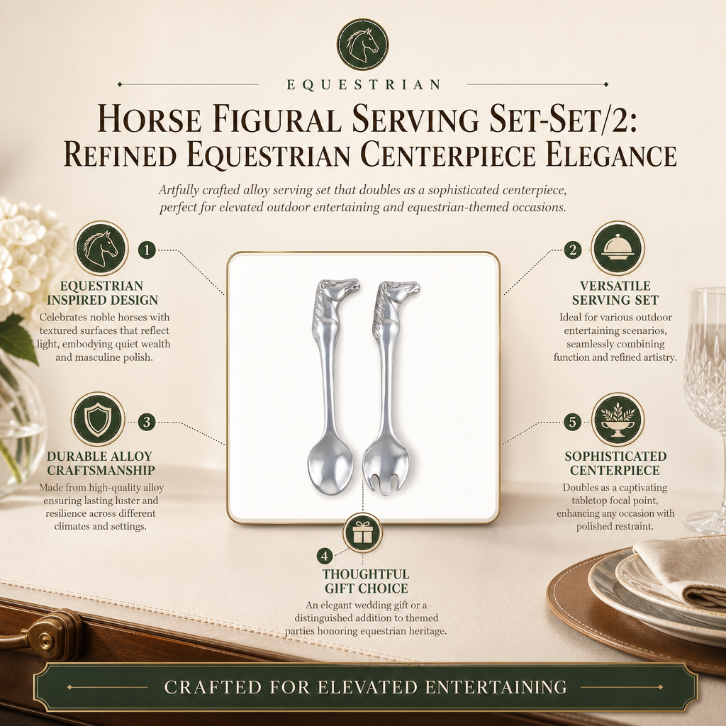 Horse Figural Serving Set-Set/2