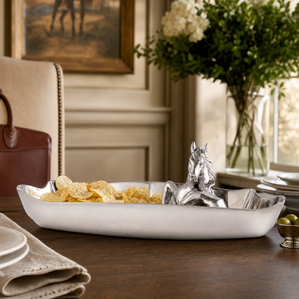 Horse Figural Chip and Dip
