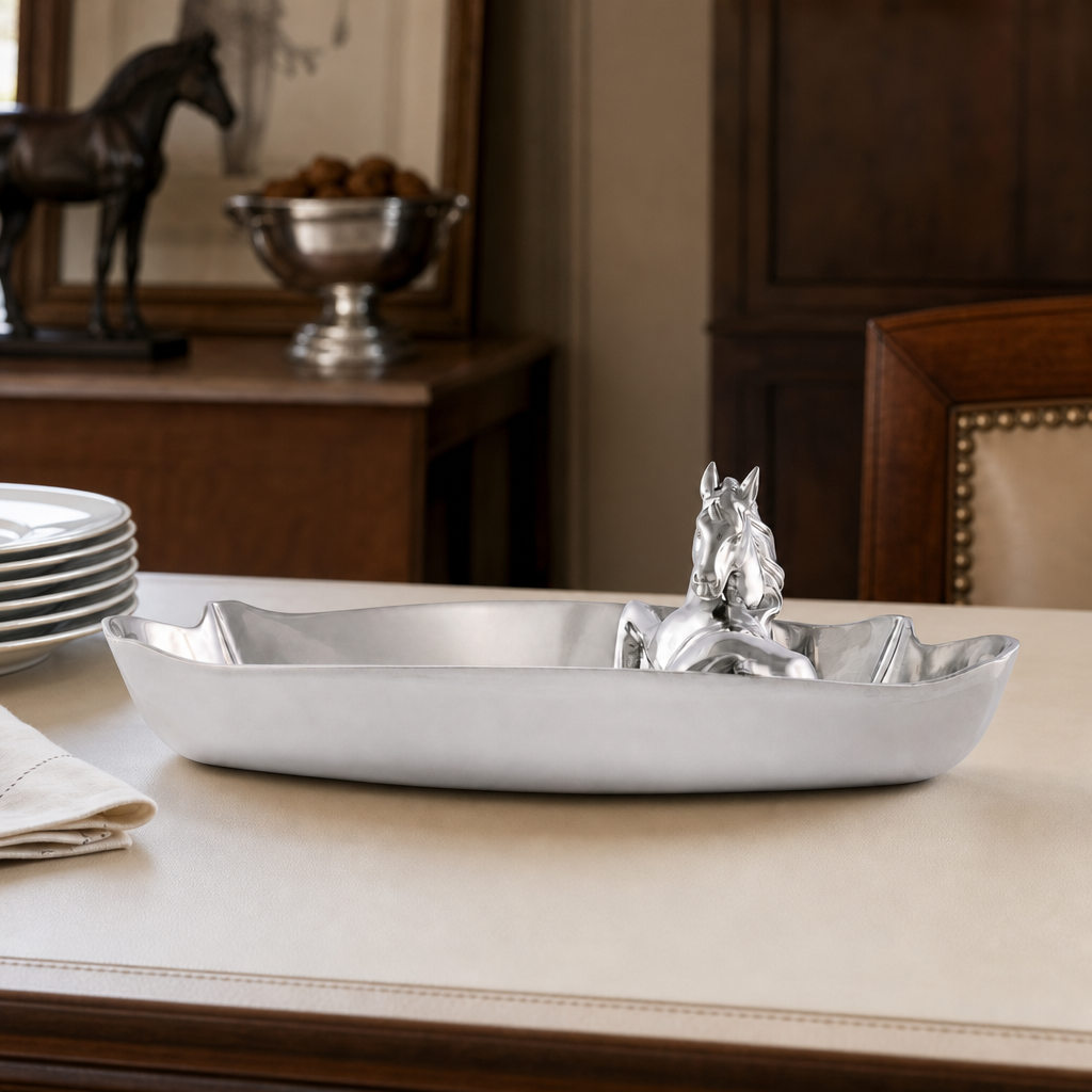 Horse Figural Chip and Dip