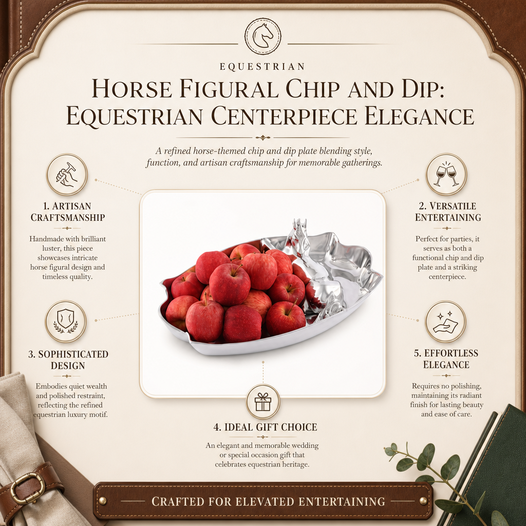 Horse Figural Chip and Dip