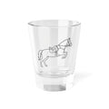 Equestrian Horse Shot Glass — 1.5oz Engraved Riding Design