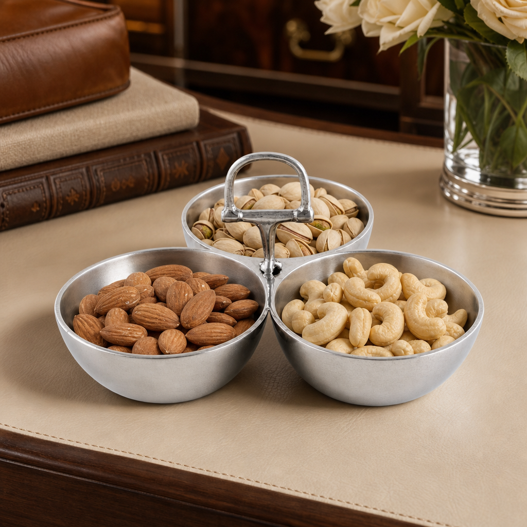 Equestrian Bit 3 Nut Bowl