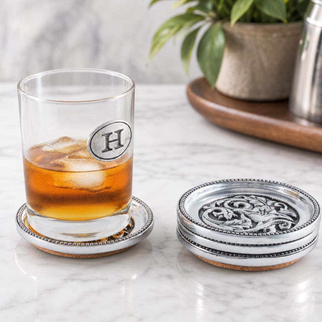 Concho Western Drink Coaster Set of 4