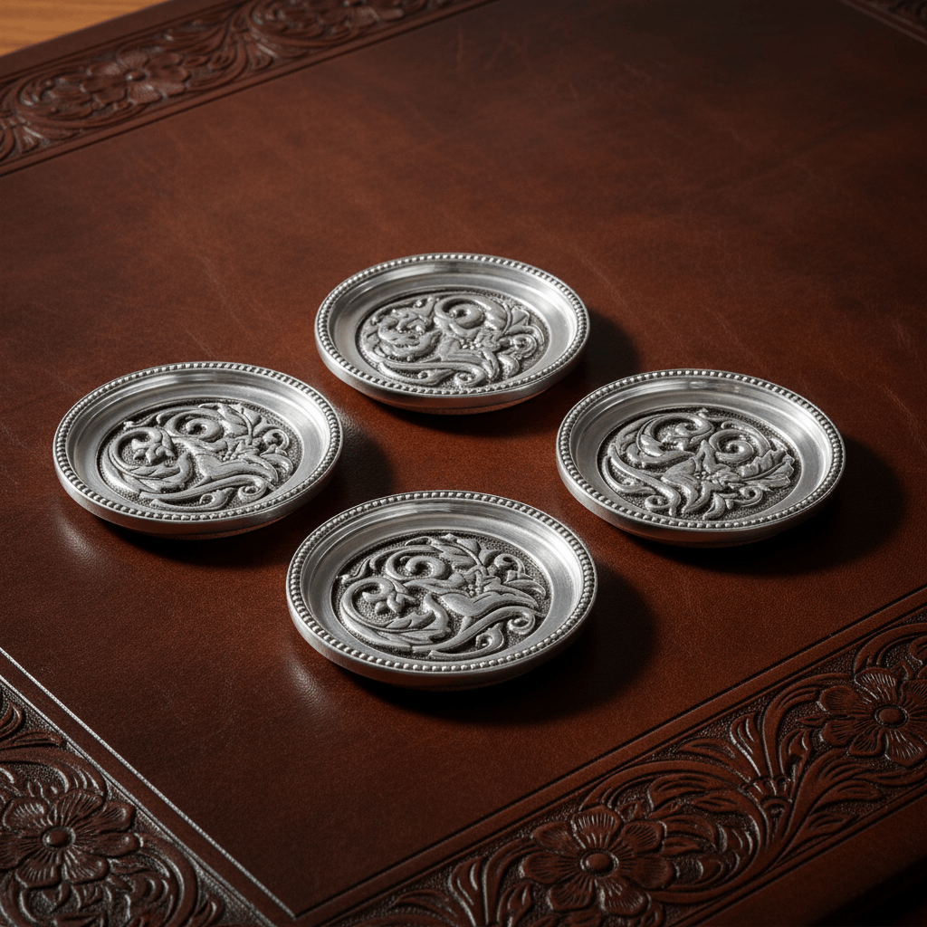 Concho Western Drink Coaster Set of 4