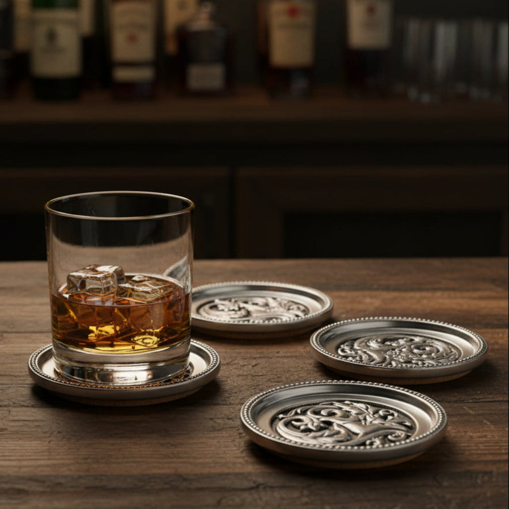 Concho Western Drink Coaster Set of 4
