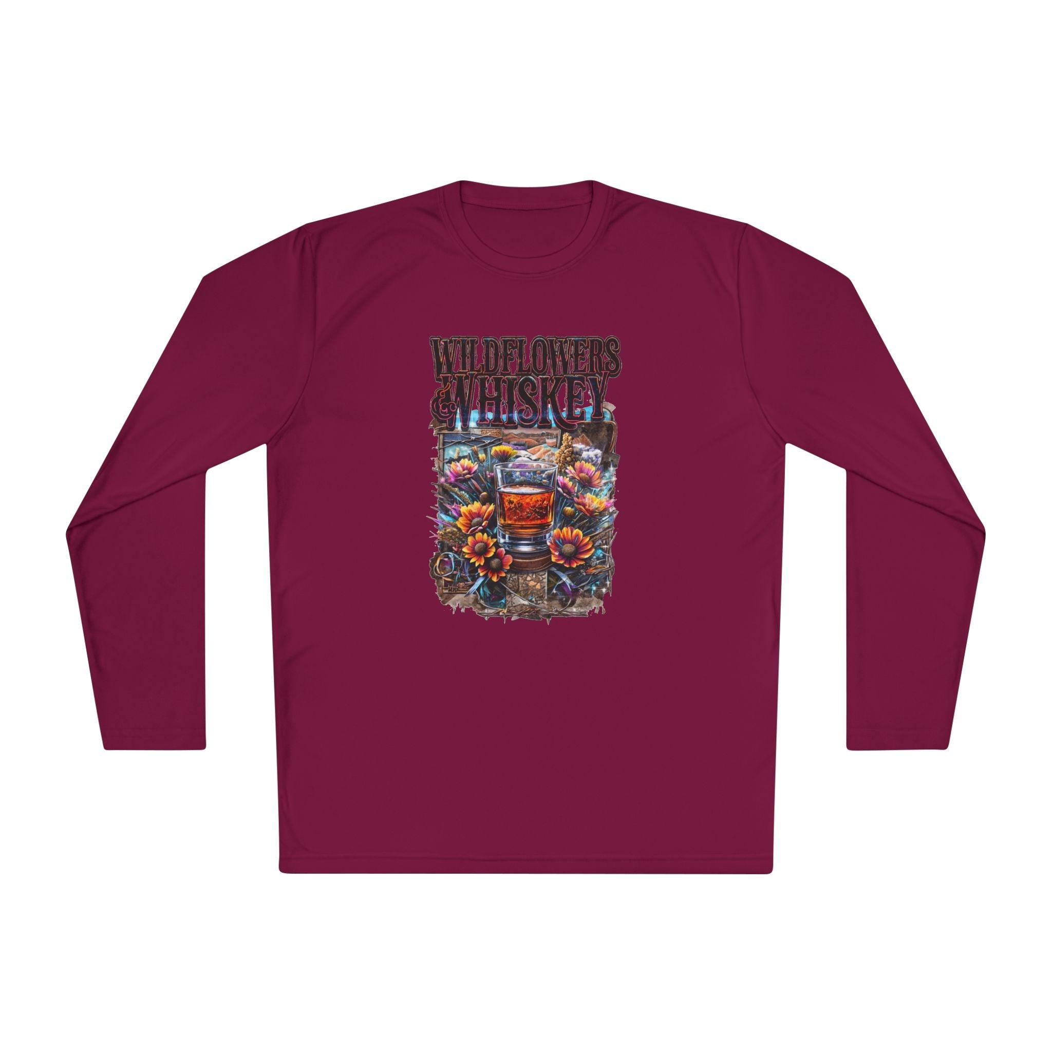 Wildflowers and Whiskey Lightweight Long Sleeve Tee