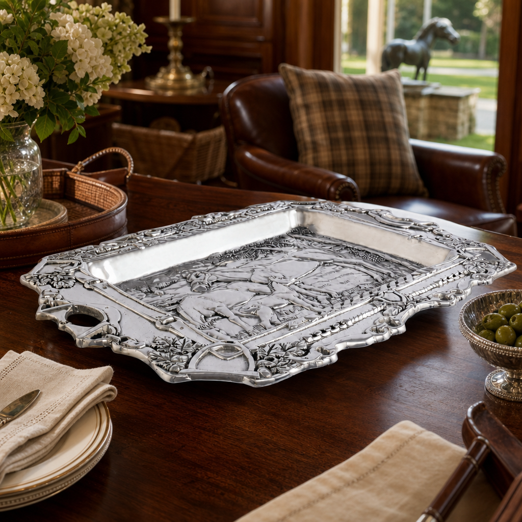 Grazing Horses Parlor Tray