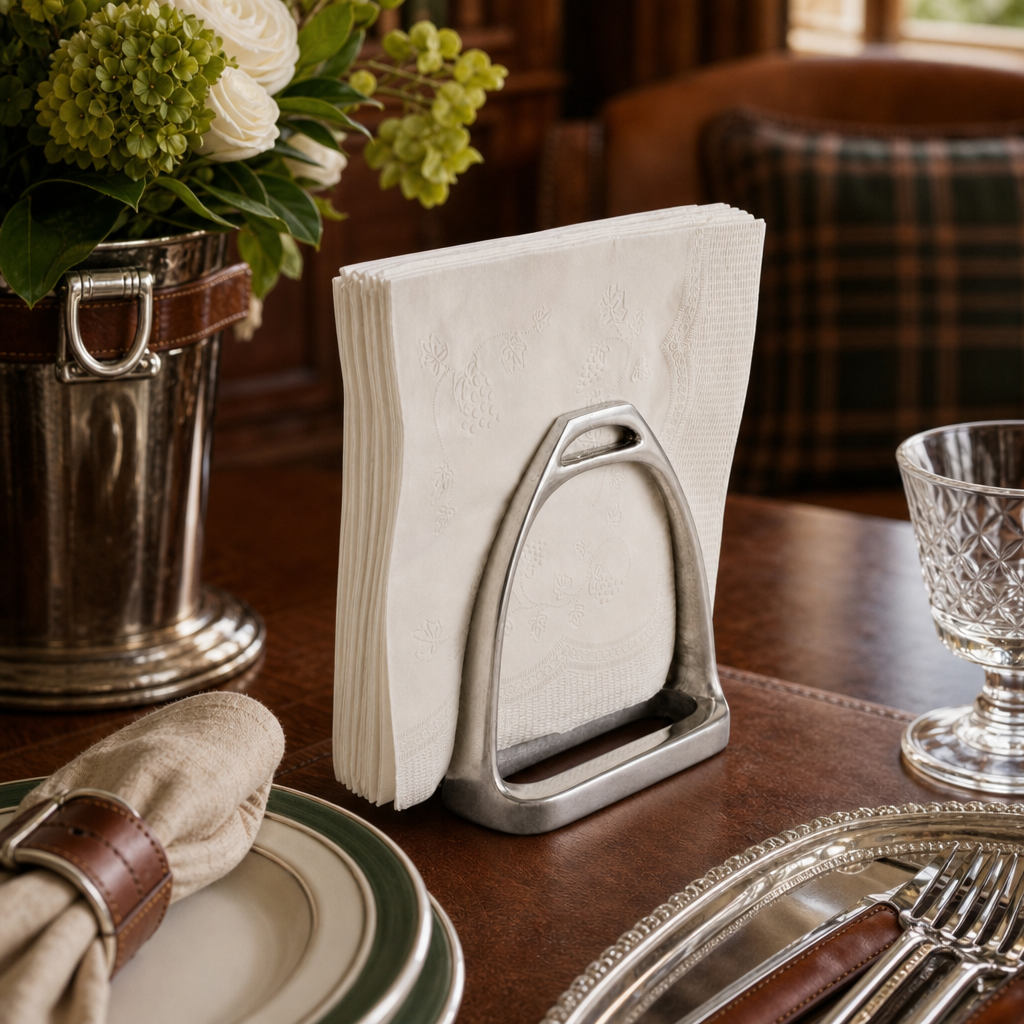Equestrian Stirrup Napkin Holder