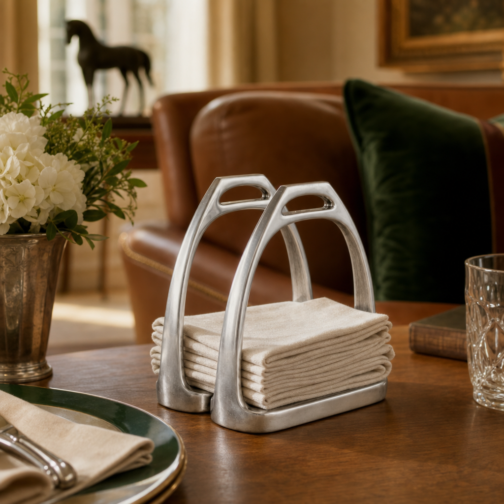 Equestrian Stirrup Napkin Holder