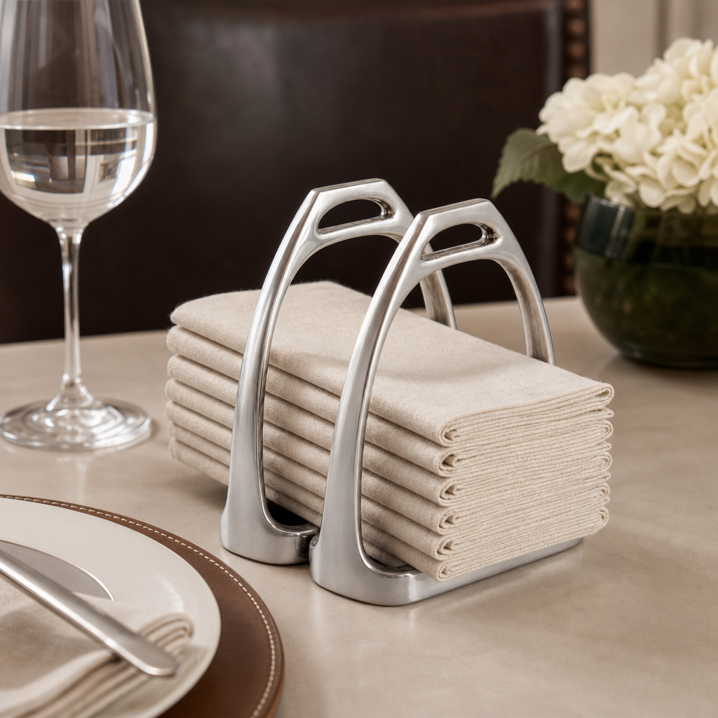 Equestrian Stirrup Napkin Holder
