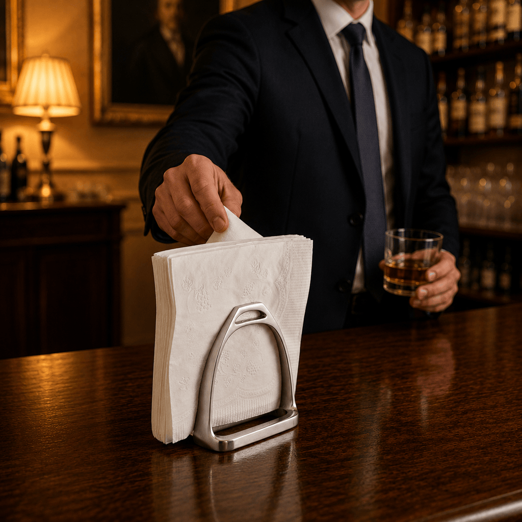 Equestrian Stirrup Napkin Holder